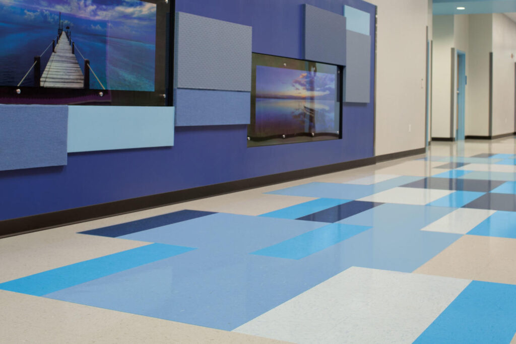 Commercial Gymnasium Floor Refinishing
